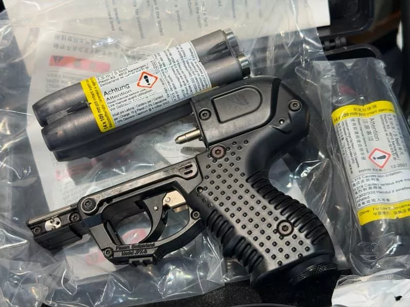 *現貨屋*Piexon JPX6 執法版 送彈匣 四管戰術槍型噴射保鑣辣椒槍 各人防衛 行車糾紛 鎮暴槍