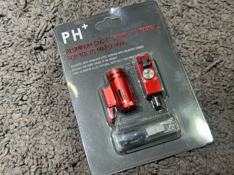 *現貨屋*PH+ MARUI MWS GBB 專用鋁合金CNC無段式HOP-UP HOP座