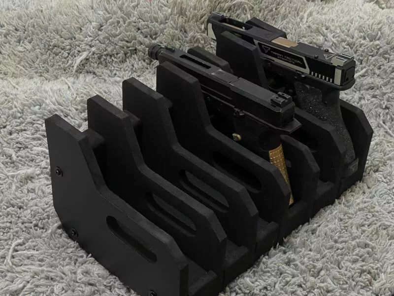 *現貨屋*手槍 槍架 六槽 展示架 泡綿 海綿