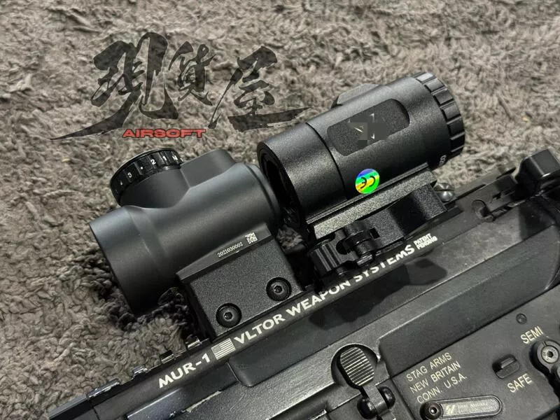 *現貨屋*復刻MRO內紅點+三倍側翻 三倍鏡