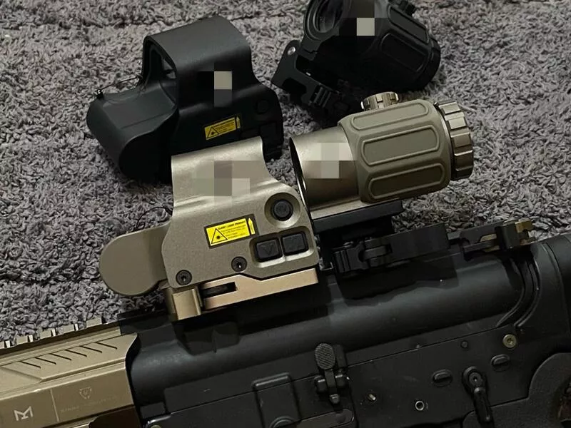 *現貨屋*SOTAC eo-tech exps+G43 黑沙兩色 側翻三倍鏡 unity 內紅點可參考