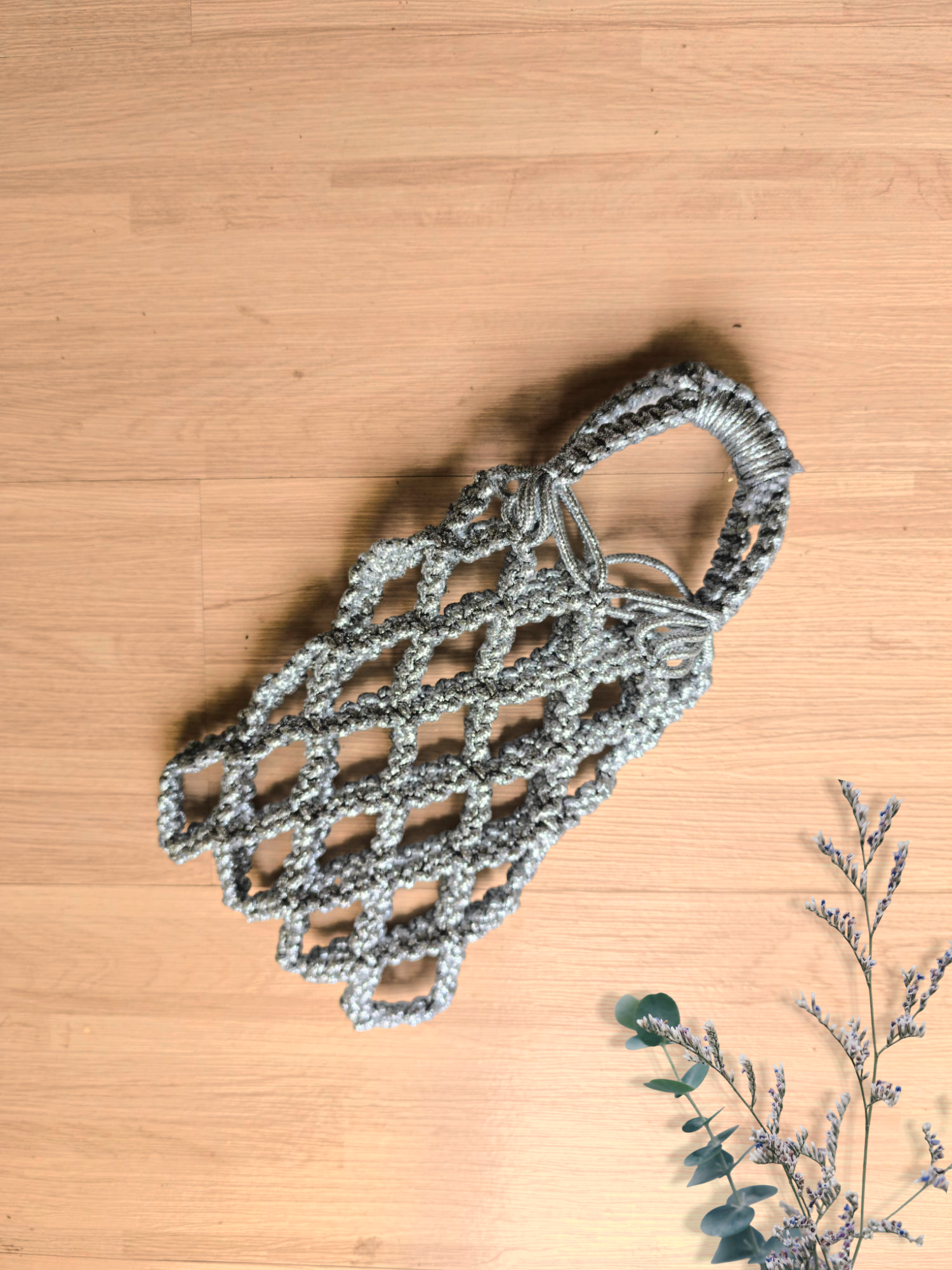 Macrame Phone Bag 菱格手機側背包