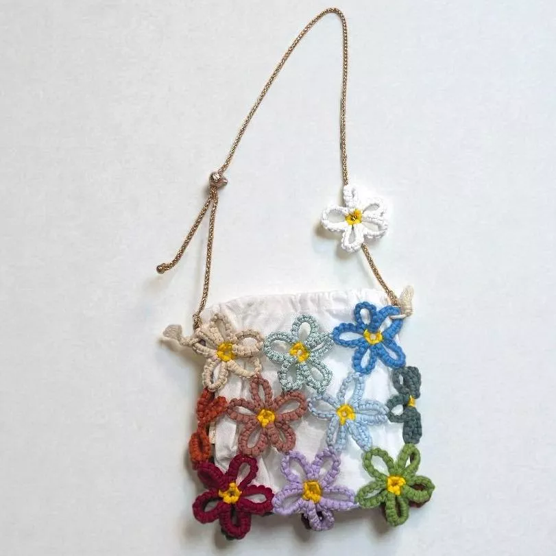 五瓣花漾•金屬鏈條包