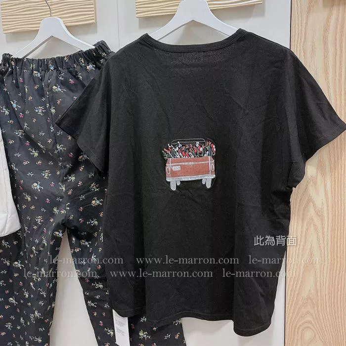 現貨│日單小眾品牌100%棉 童趣鑰匙刺繡單口袋 背後森女風刺繡 純棉短袖T恤#4442特