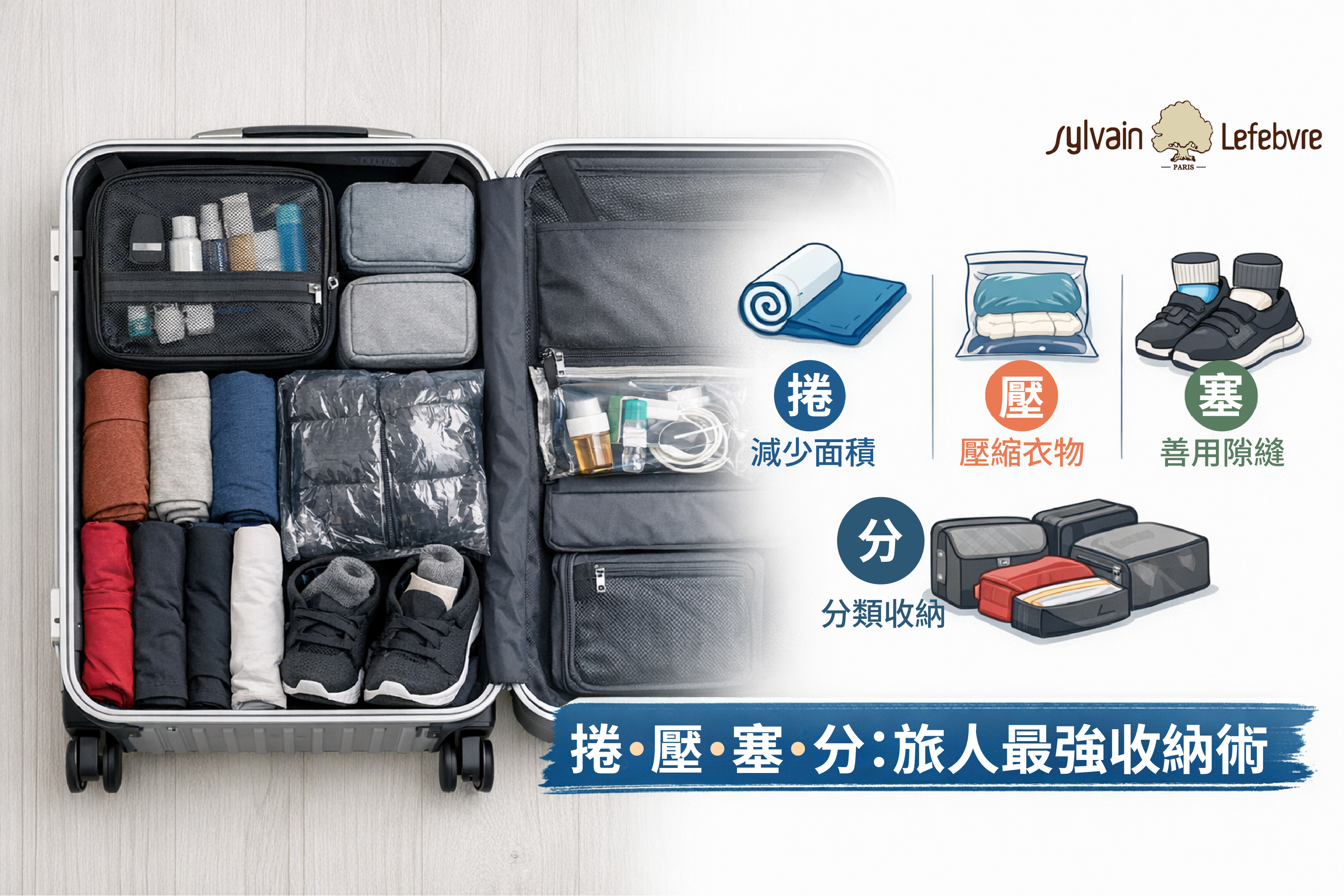 旅人最強收納術💪