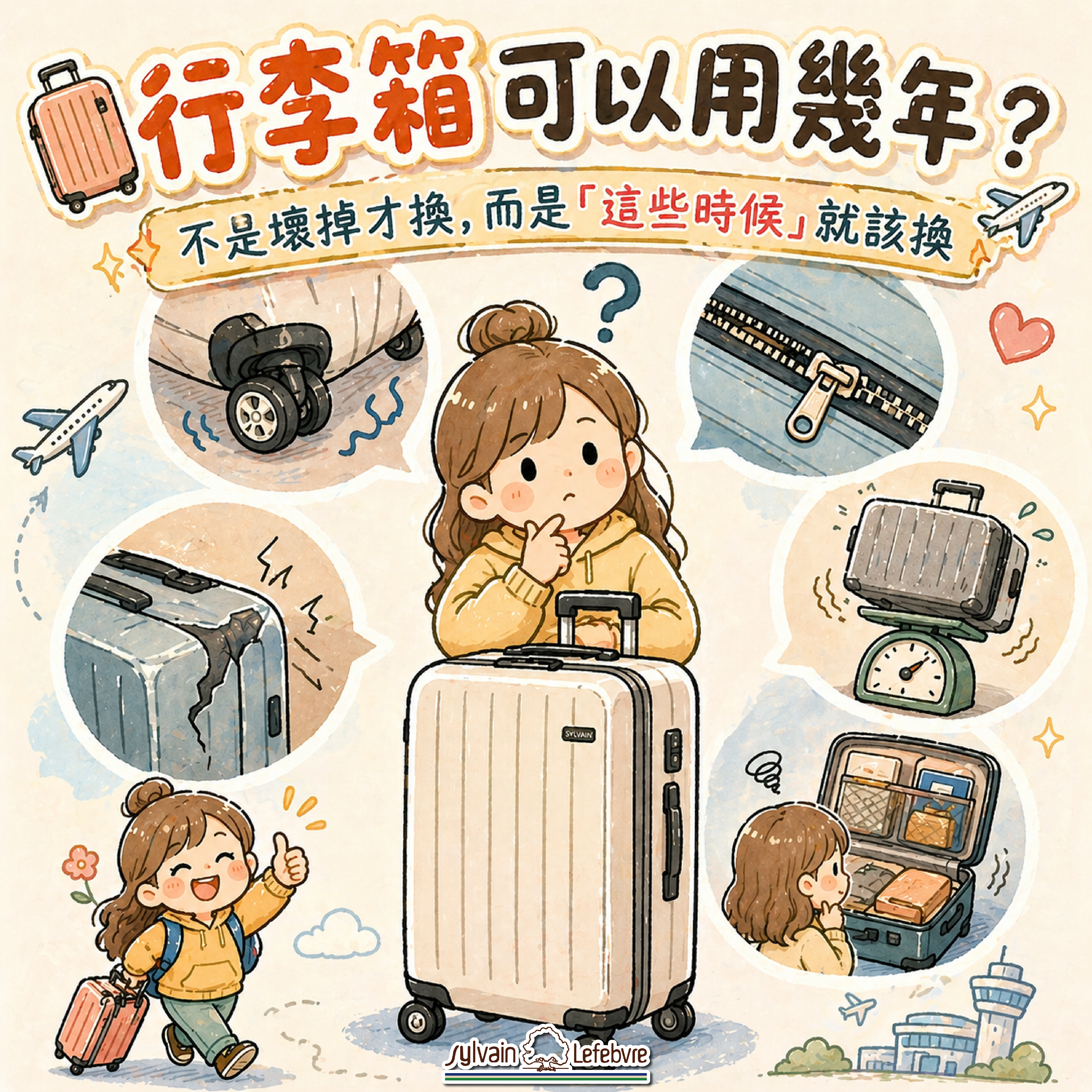 🧳 行李箱可以用幾年？ 不是壞掉才換，而是「這些時候」就該換