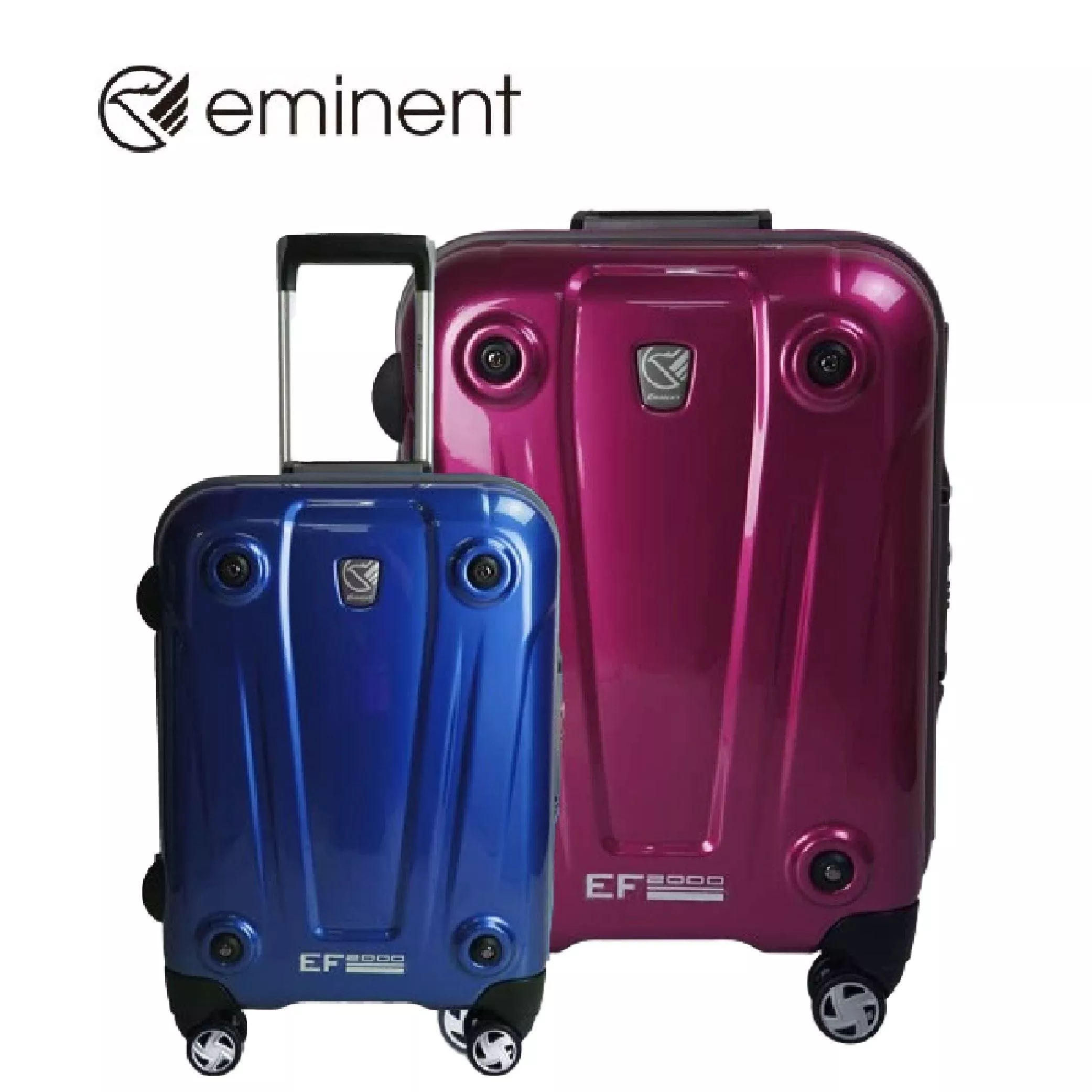 EMINENT萬國｜亮面 PC 鋁框旅行箱/行李箱28吋 24吋