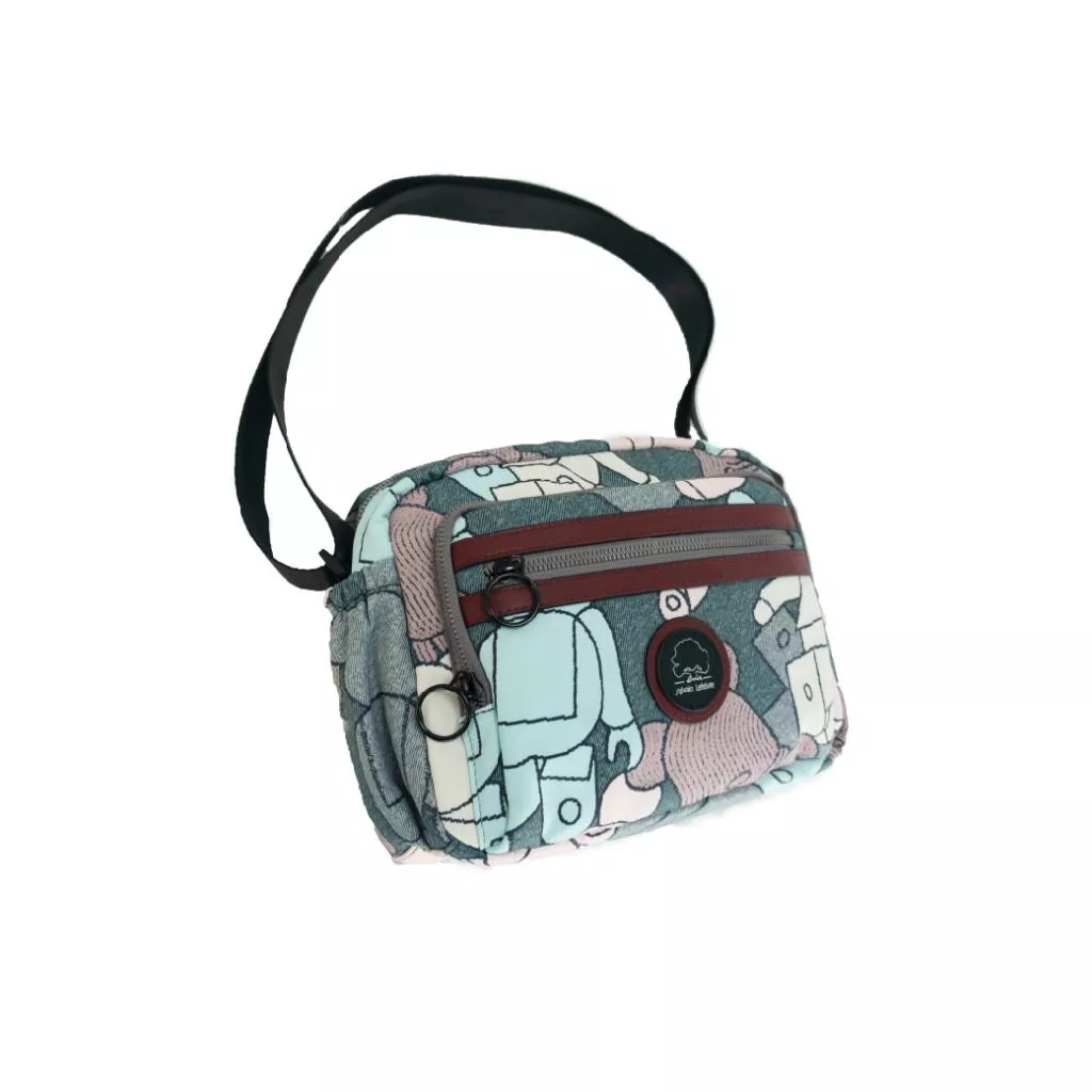 輕量休閒側背包｜熊愛