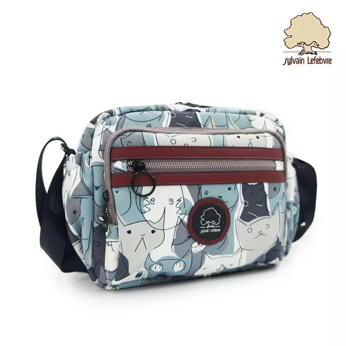 童趣小貓系列｜異想喵星輕量休閒側背包