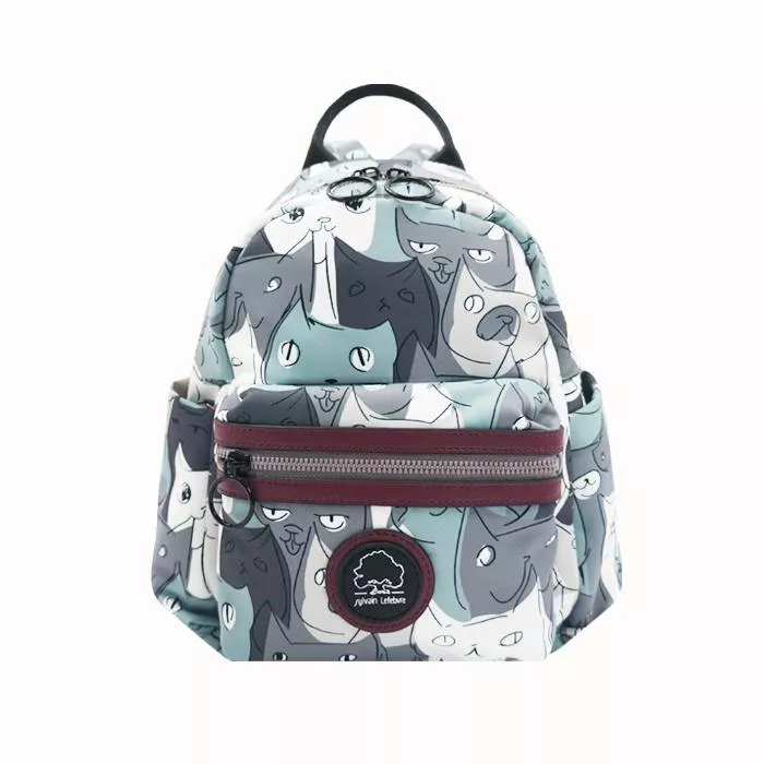 童趣小貓系列｜異想喵星輕量休閒後背包(小款)