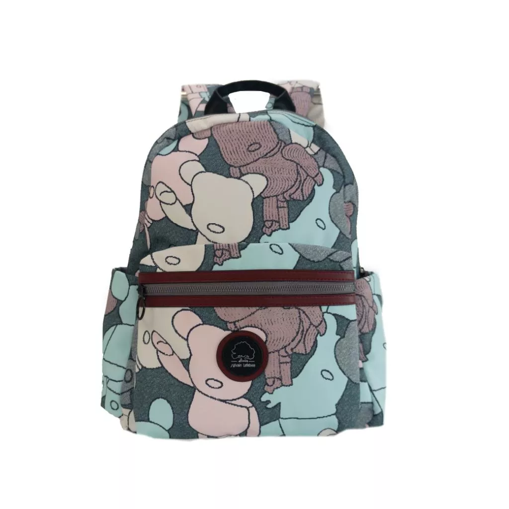 輕鬆系防潑水女用後背包｜熊愛(大款)