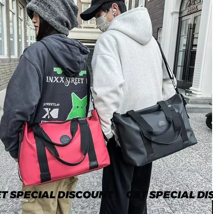 旅行包女短途出遊手提斜挎行李包家居收納運動瑜珈健身包