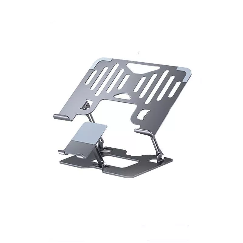 筆記型電腦支架手機二合一直立式增高升降托架桌面鍵盤懸空散熱