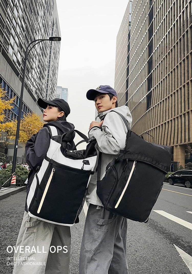 大容量羽球運動背包男女通用獨立鞋倉設計休閒時尚健身旅行包