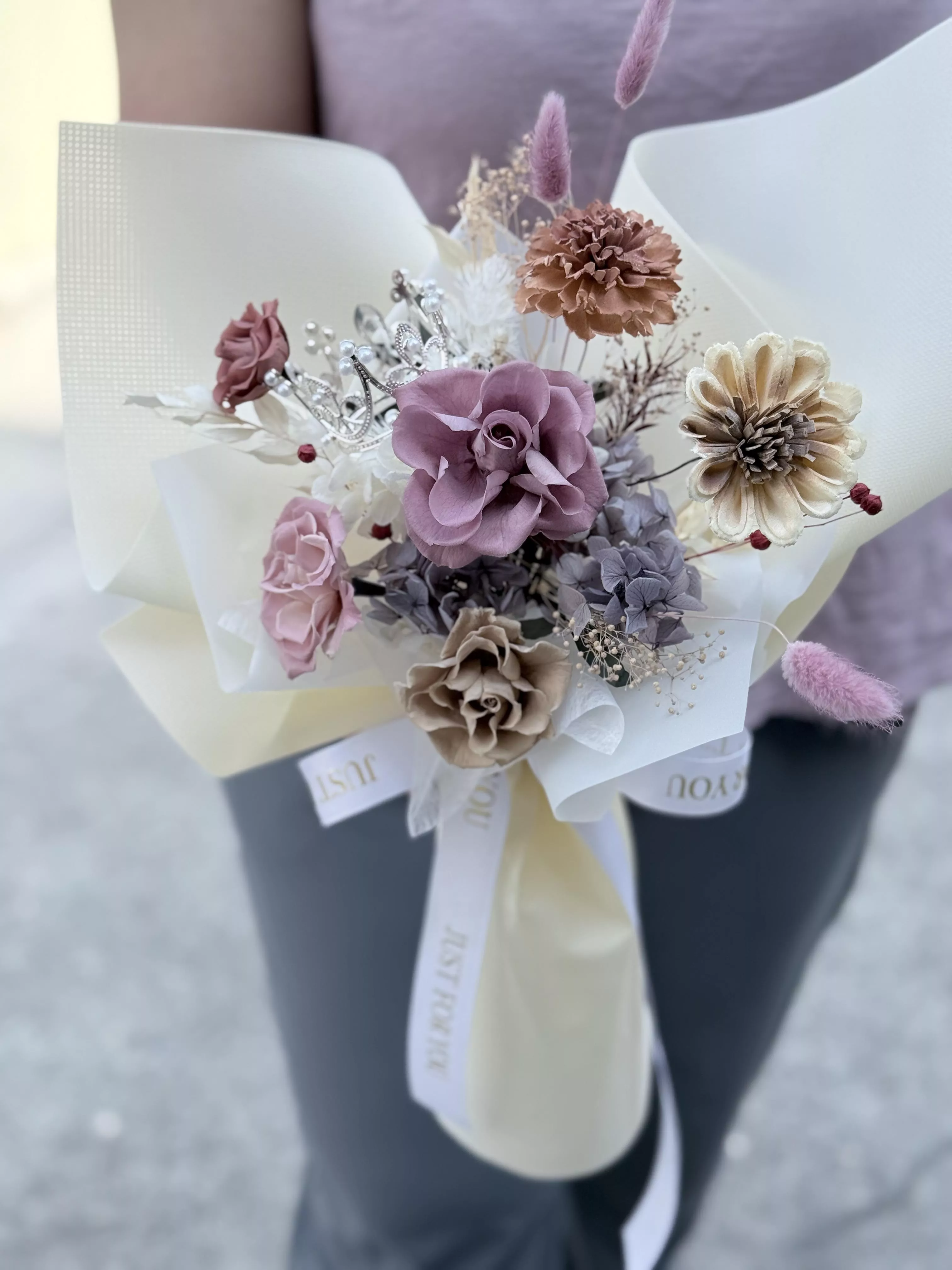 永生花花束M-畢業花束｜情人節花束｜生日花束