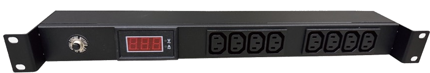 有電表型IEC C13－8座機架式 PDU