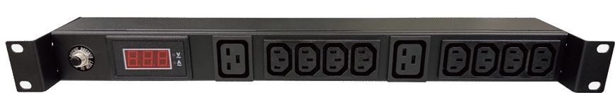 有電表型IEC C13＋C19 混合型機架式 PDU