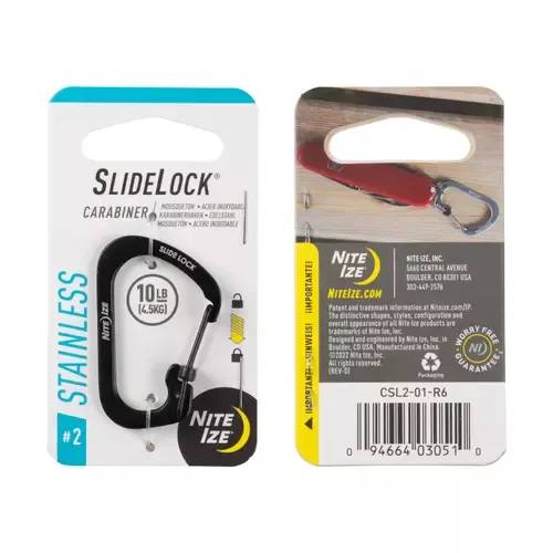 SLIDELOCK® 不鏽鋼鎖定登山扣