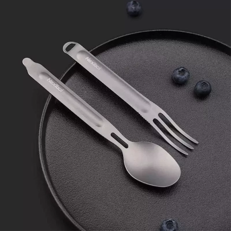 Nextool 二合一鈦合金製叉子湯匙餐具組