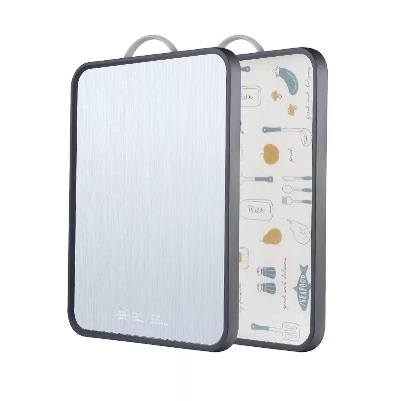 KD0297 ⼤號不銹鋼雙⾯菜板