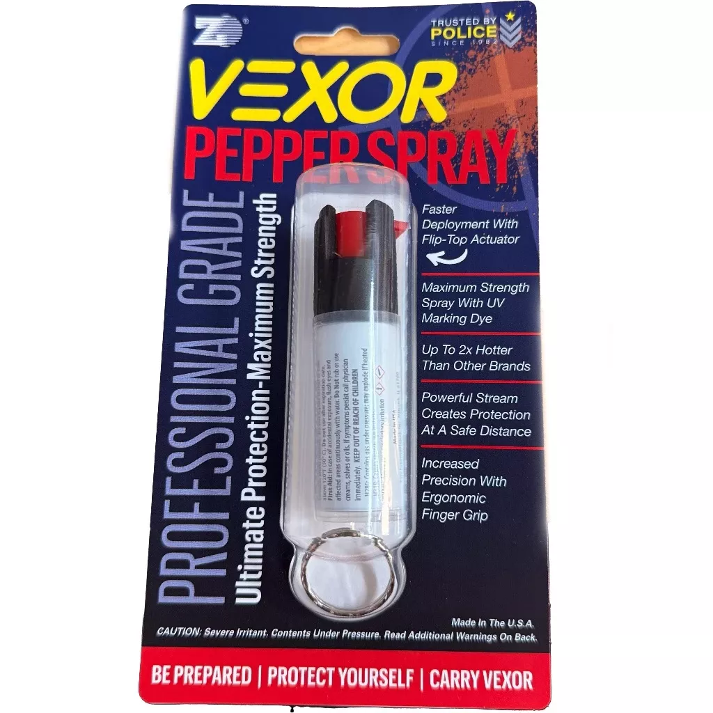 Vexor 威獅 口袋迷你型防身噴劑-15g 水柱型 辣椒水 鑰匙圈