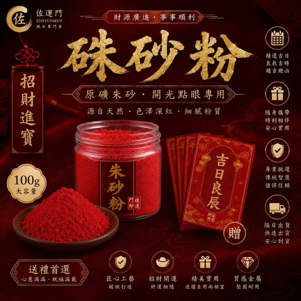 一件免運 隔日出貨 硃砂粉 原礦硃砂粉 畫符硃砂 硃砂開光 開光硃砂 點眼硃砂 點睛硃砂 畫符用品 符籙用品 道教用品