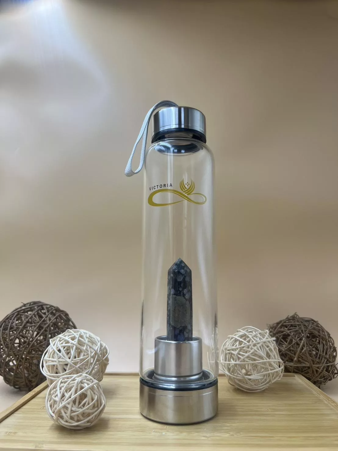 水晶能量水壺-黑月光石