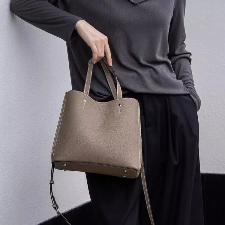 韓版高質感輕便通勤包水桶包