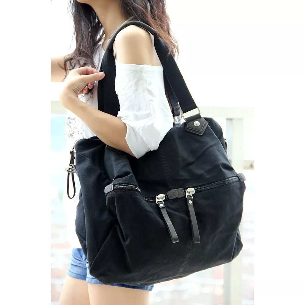 帆布包單肩包手提包斜背包旅行大包男女休閒包│極簡時尚