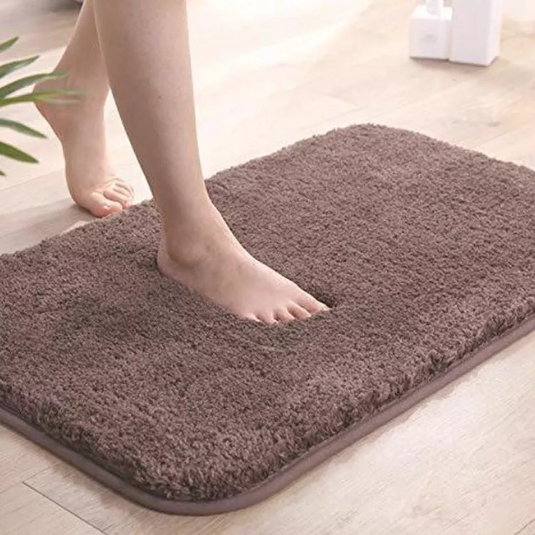外銷款-抗菌浴室擦腳墊加厚防滑蓬鬆速乾廚房厠所踏墊地毯門墊腳踏墊