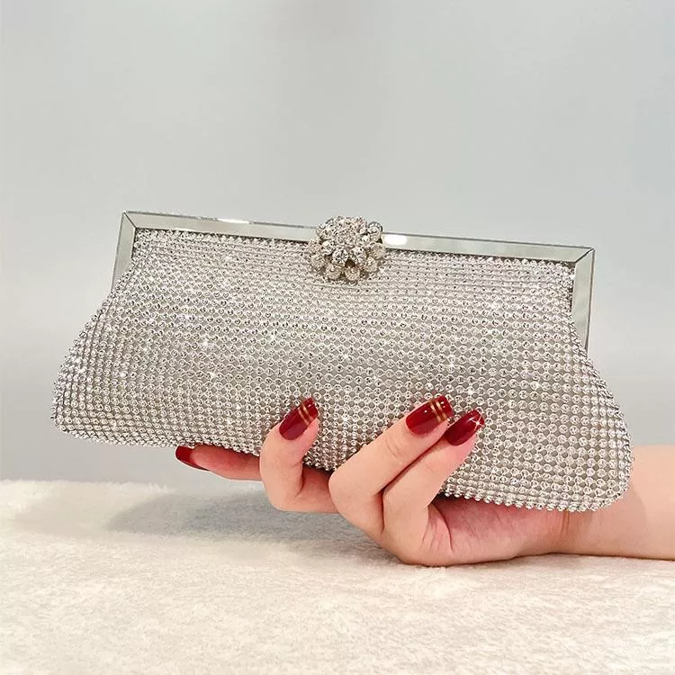 名媛亮鑽手拿包晚宴包夜店包新娘包結婚晚禮服宴會包