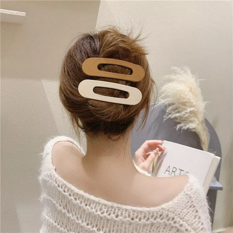 韓國東大門鴨嘴夾髮夾大抓夾大髮抓2入