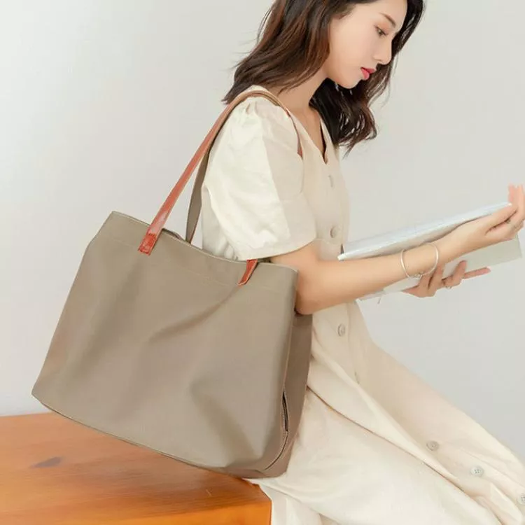 真皮防水石墨牛津包托特包歐美大包手提包單肩包上班族通勤包