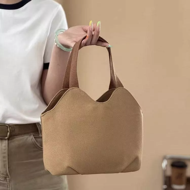韓版帆布手提包托特包