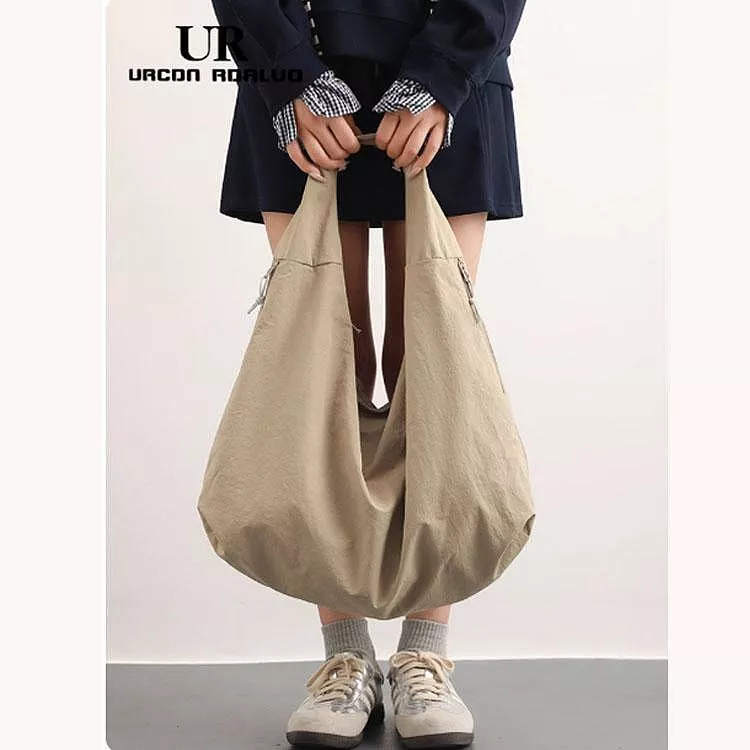 大容量休閒單肩購物袋通勤托特包