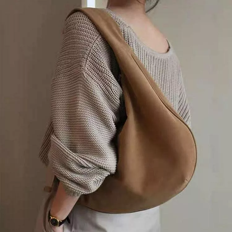 韓版月牙單肩包手拎包半月包腋下包