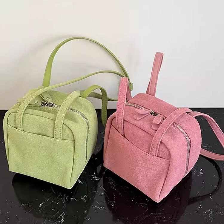 韓國設計款單肩包豆腐吐司包手提小方包