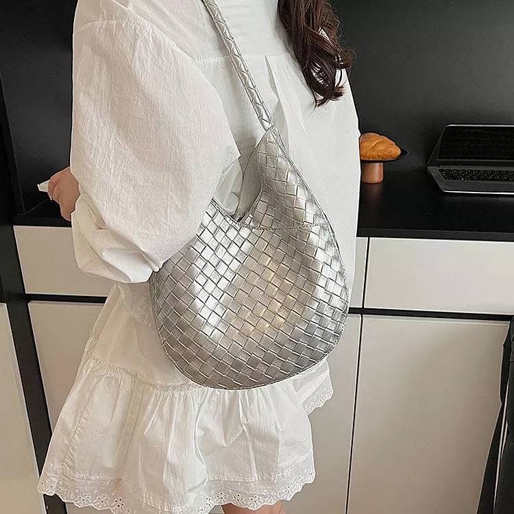 韓版編織腋下包子母包