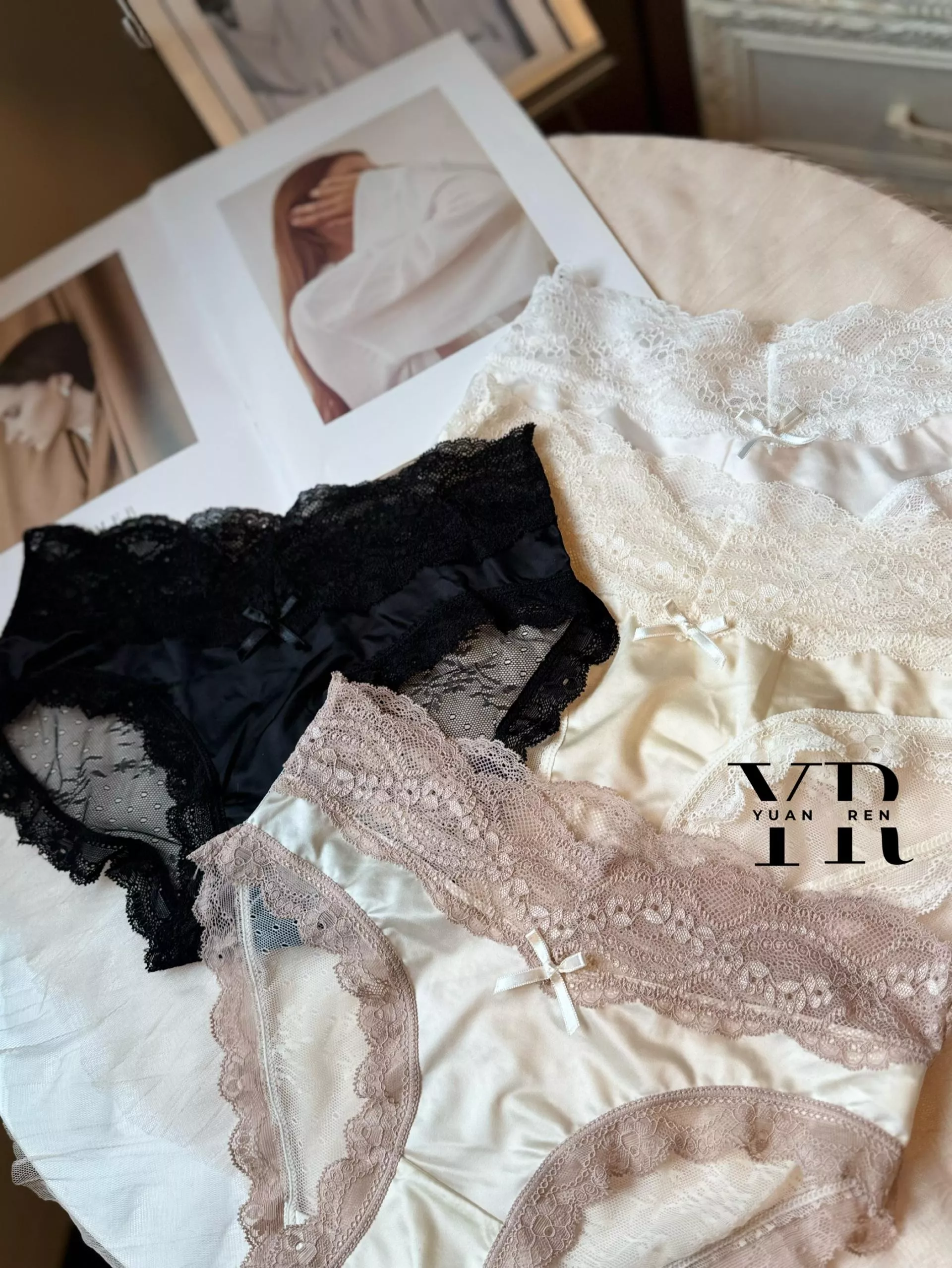 甜美少女都愛這!緞面蕾絲純棉內褲(L/XL)-PT110