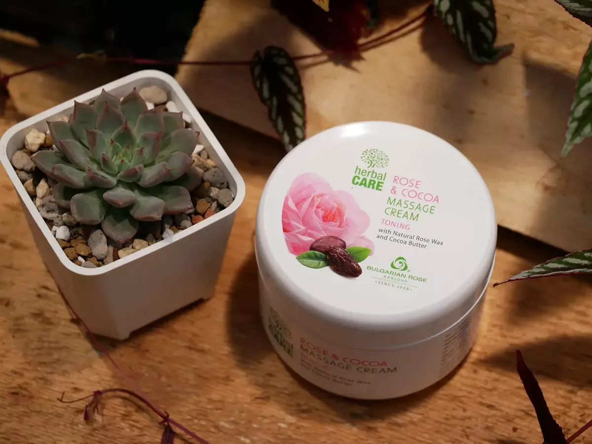 Herbal Care保加利亞玫瑰可可護理按摩霜