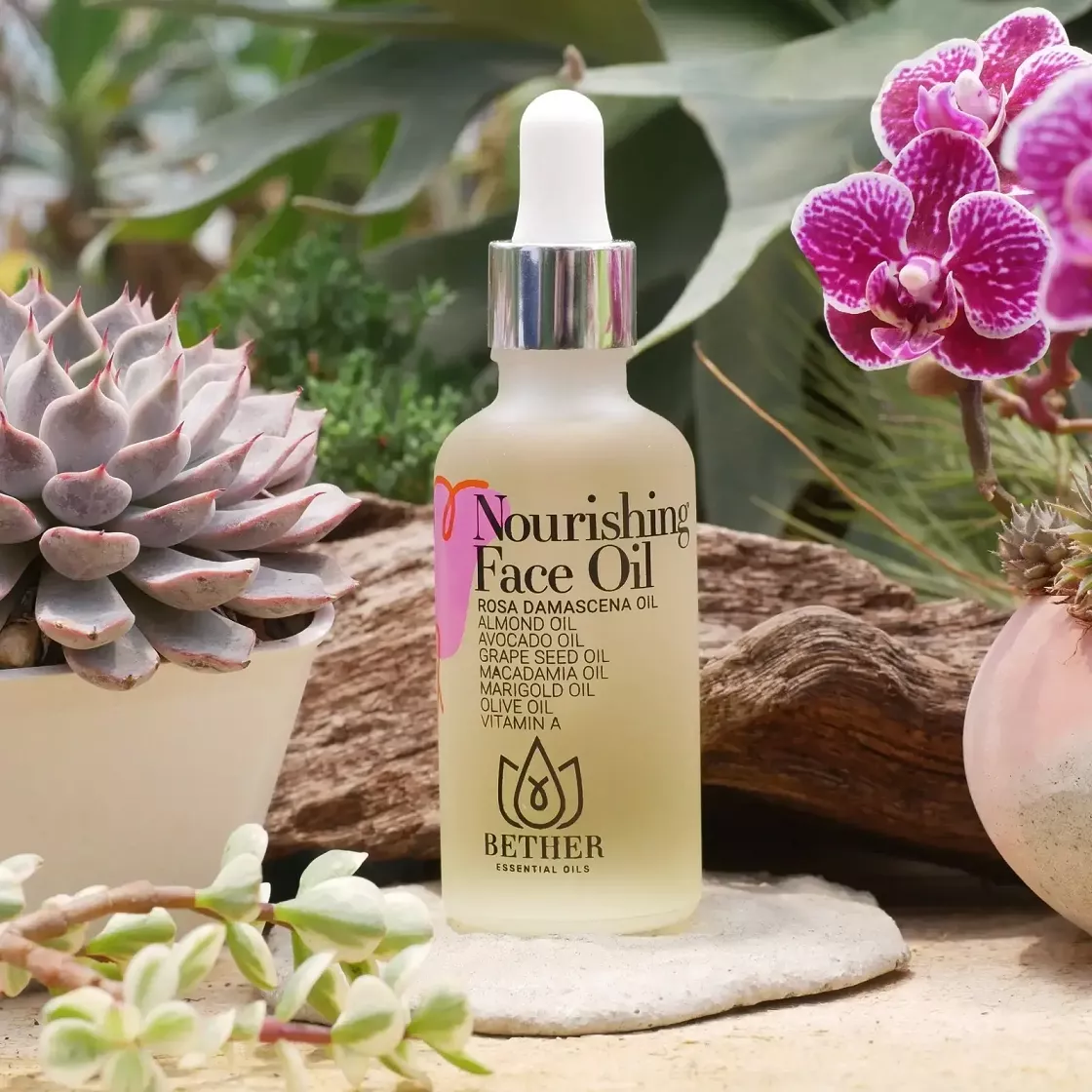 BETHER玫瑰滋養臉部精華油50ml