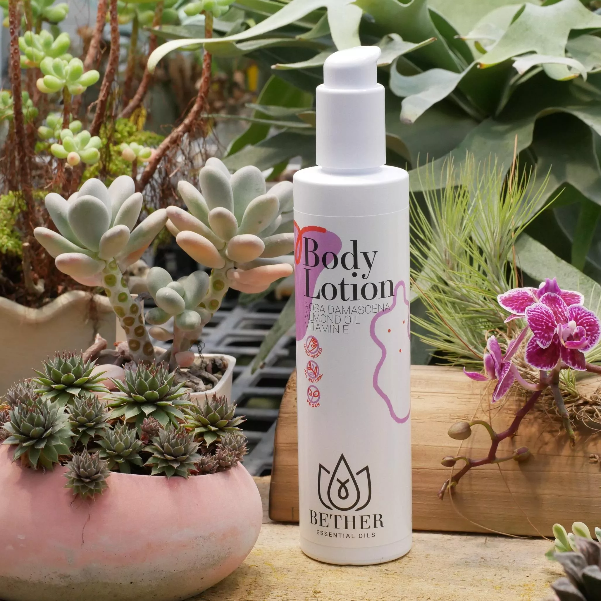 BETHER大馬士革玫瑰身體乳液250ml