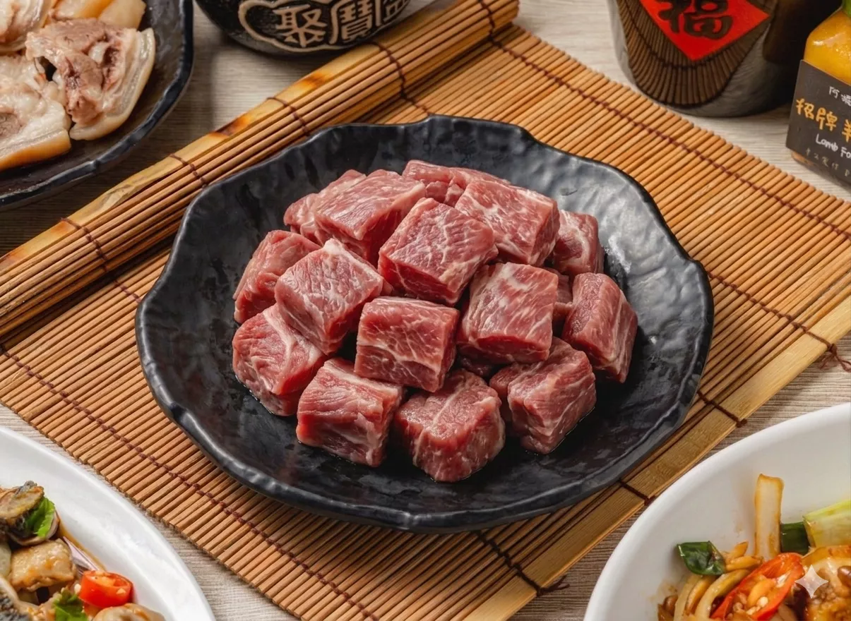 去骨羊肋排肉塊