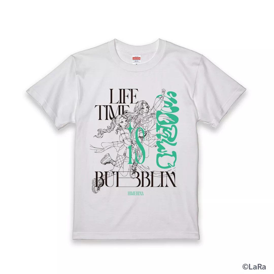 【噗噗屋】日空預購06月 HIMEHINA LIFETIME is BUBBLIN 追加商品 T恤、毛巾 田中姬 鈴木雛