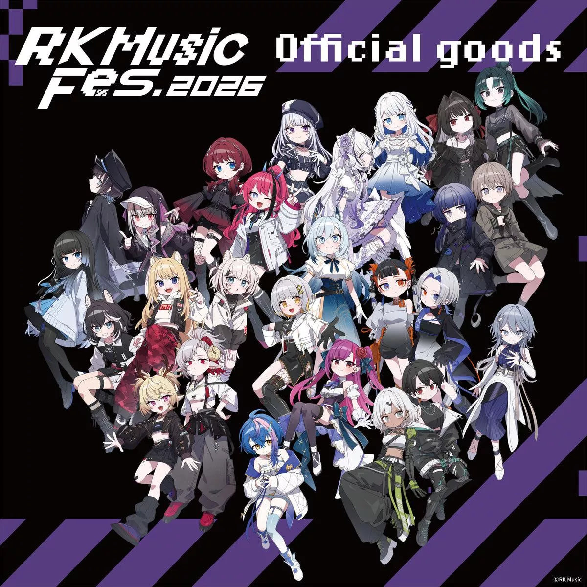 【噗噗屋】日空預購10月 RK Music Fes.2026 演唱會商品 HACHI 焰魔 ヨノ 深影 CONA