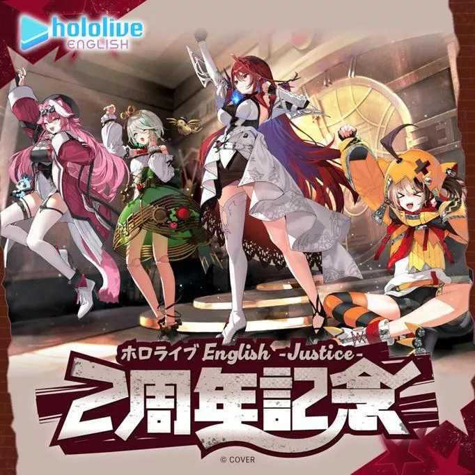 【噗噗屋】日空預購01月 Hololive ホロライブEnglish Justice 2周年記念 raora gigi