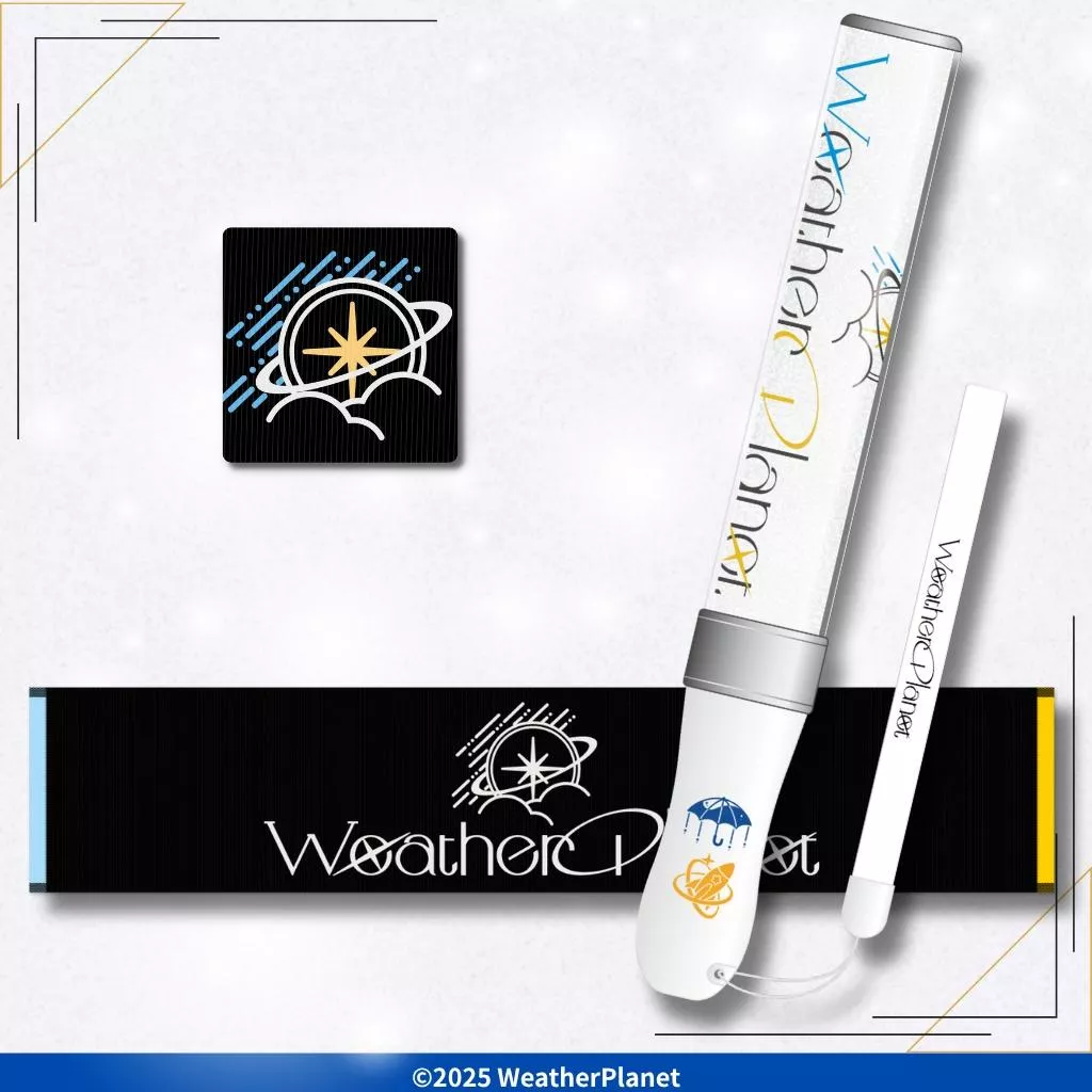 【噗噗屋】日空預購未定 WeatherPlanet 3Dライブ応援グッズ 雨海ルカ 天晴ひなた ruka hinata