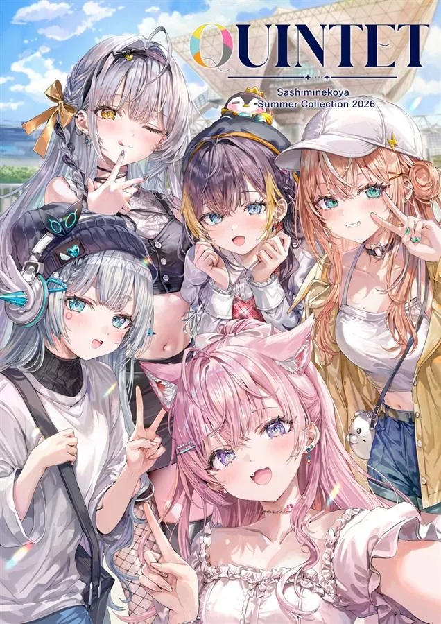 【噗噗屋】日空預購09月 C108 さしみねこ屋 ももこ QUINTET Vtuber 博衣 銀城