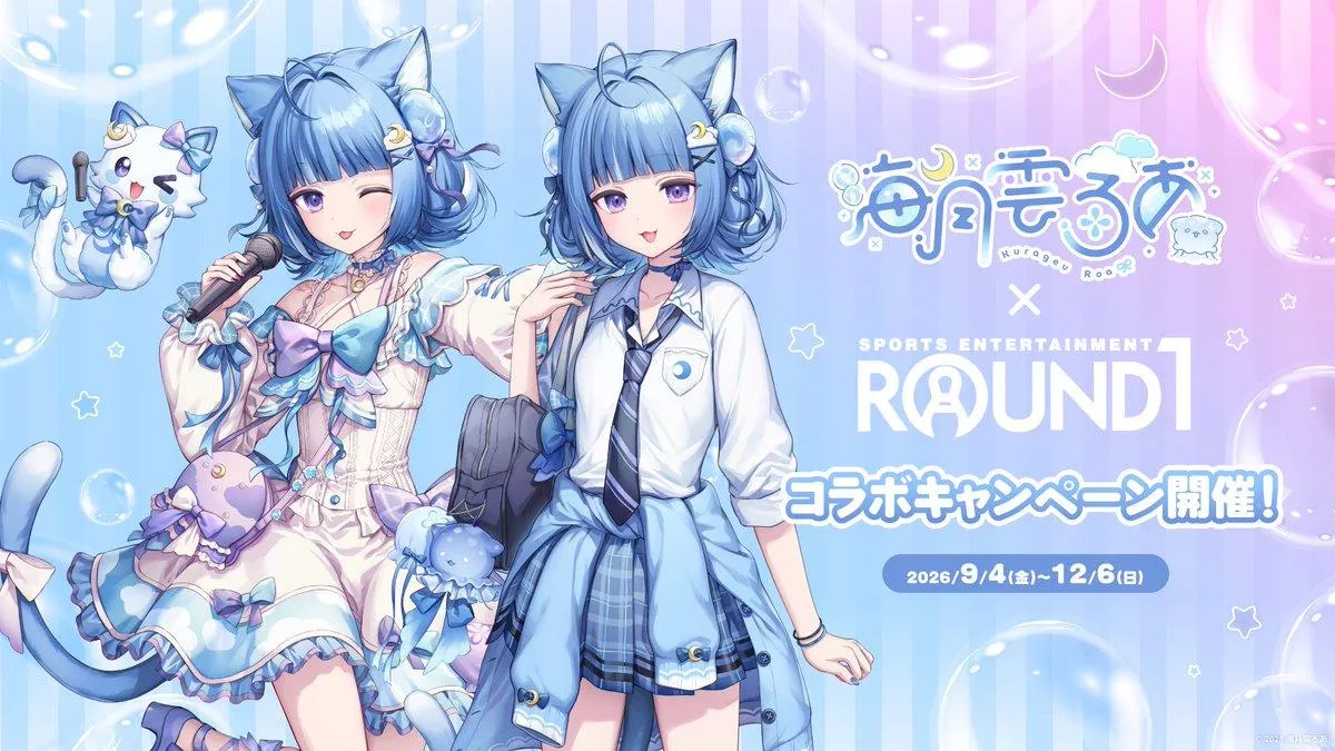 【噗噗屋】日空預購03月 海月雲ろあ ROUND1 合作商品 Roa
