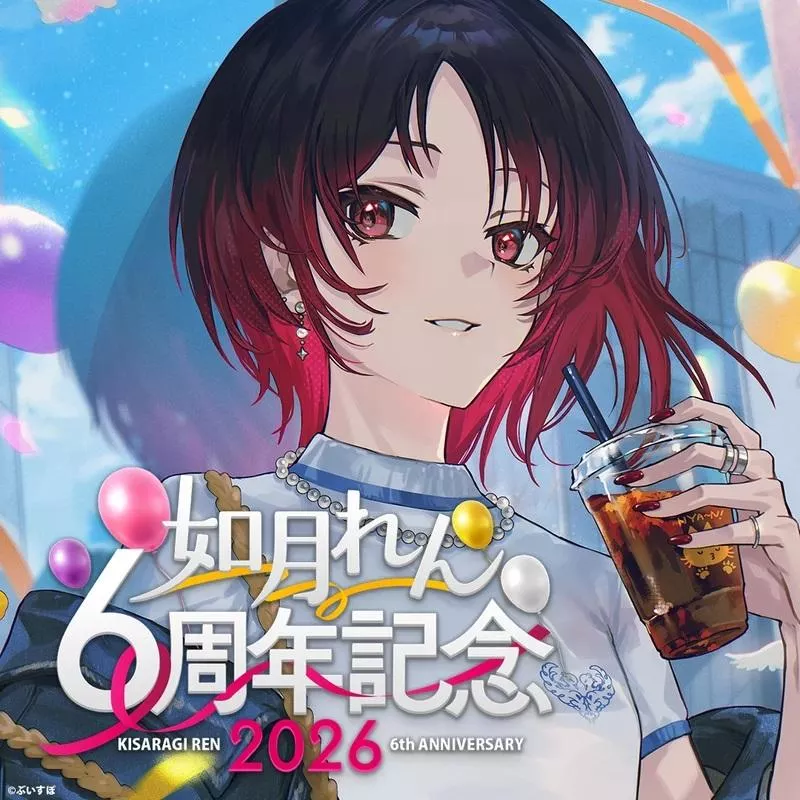 【噗噗屋】日空預購02月  VSPO！ぶいすぽっ！ 如月れん　6周年記念2026(附特典) 如月憐 如月